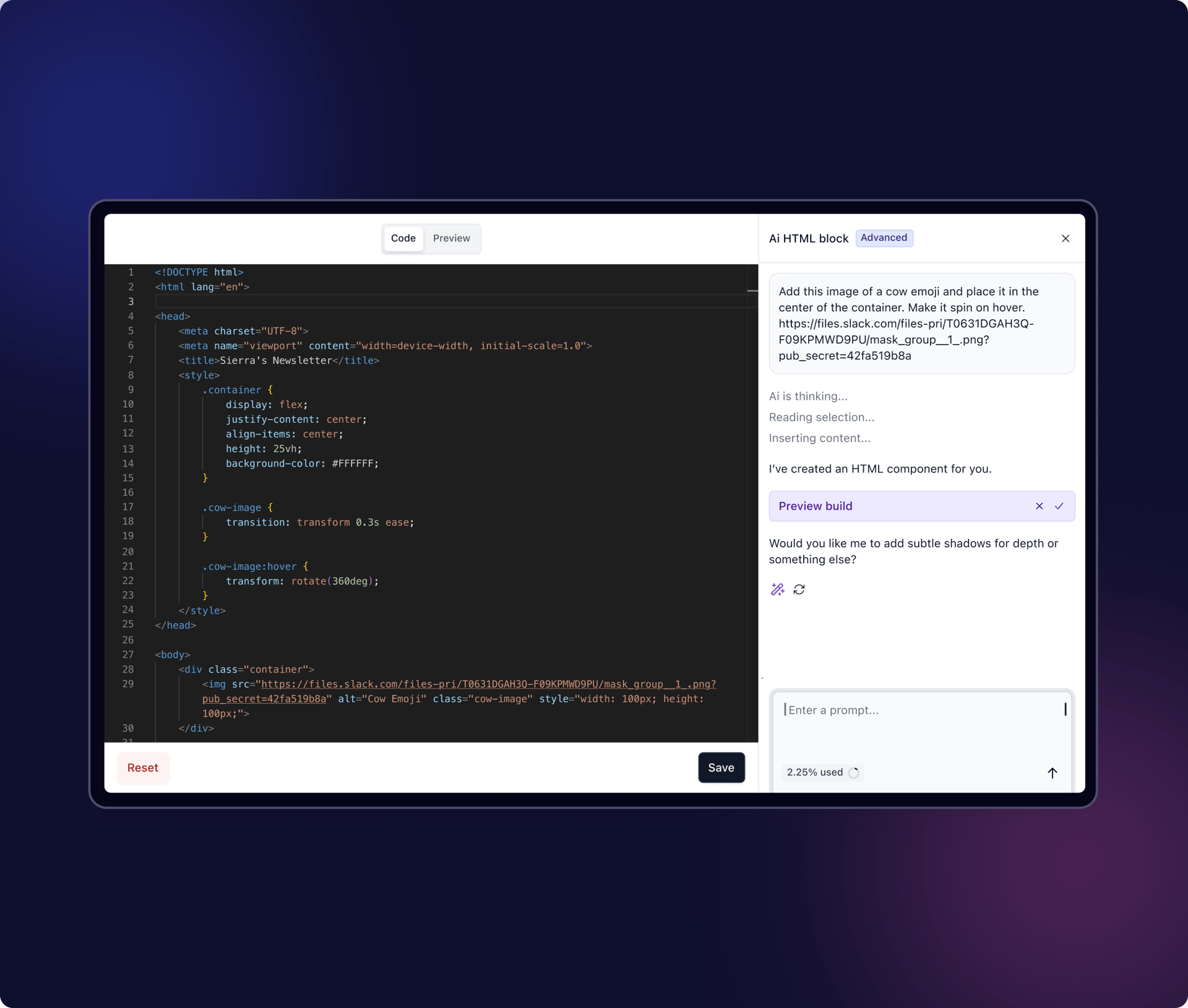 How to create a newsletter with AI